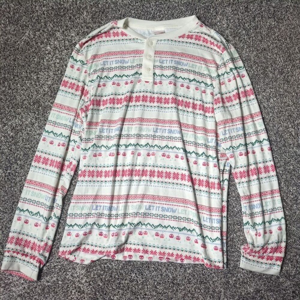 NEW WONDERSHOP Men's Large Pajama Top Let it Show Long Sleeve